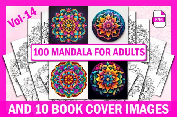 100 Mandala Coloring Pages Vol-14