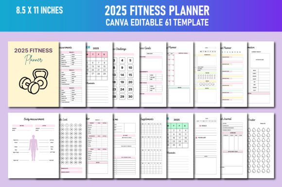2025 Fitness Planner Canva KDP: A Strategic Tool for Goal Achievement