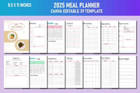 2025 Meal Planner Canva KDP: A Practical Guide to Organize Your Eating Habits