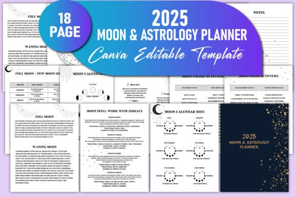 2025 Moon Astrology Planner Canva: A Practical Guide for Creatives and Entrepreneurs