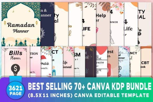 Best Selling 70 Canva Kdp Bundle
