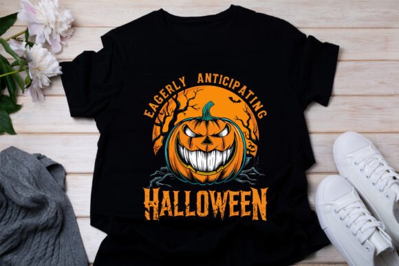 Eagerly Anticipating Halloween Shirt: A Creative and Practical Design for All Occasions