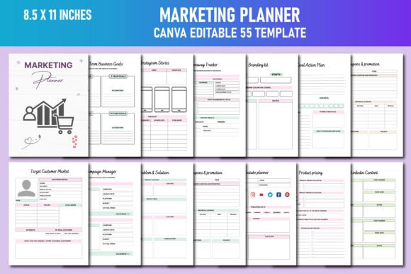 Marketing Planner Canva KDP: A Versatile Tool for Modern Marketers