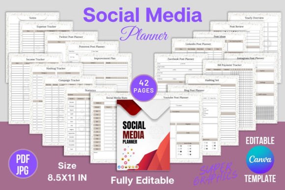 Social Media Planner Canva Templates KDP: A Comprehensive Guide