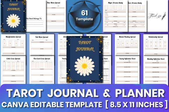 Tarot Journal Canva KDP Templates: A Strategic Tool for Creativity and Productivity